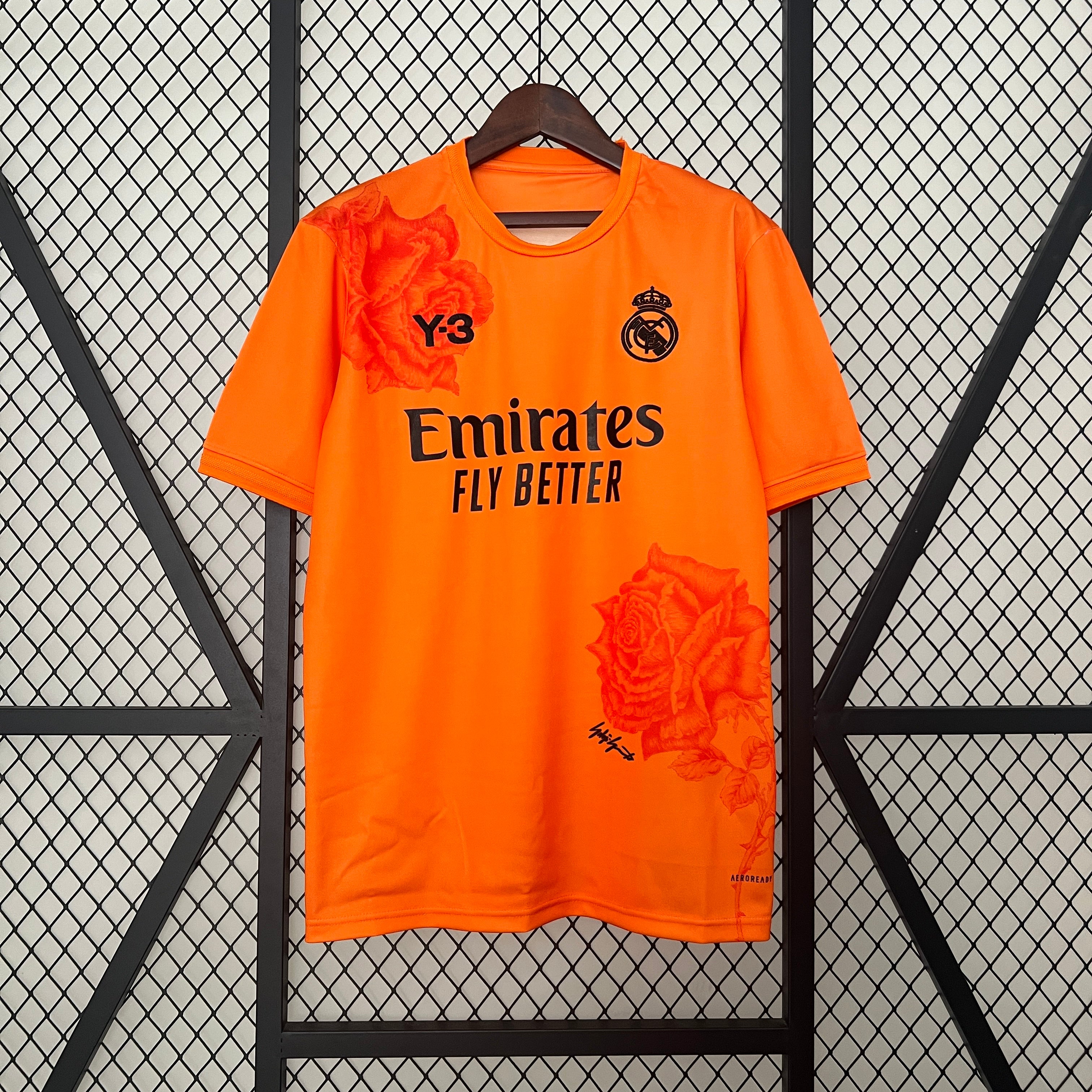 Real Madrid Y3 Orange Jersey