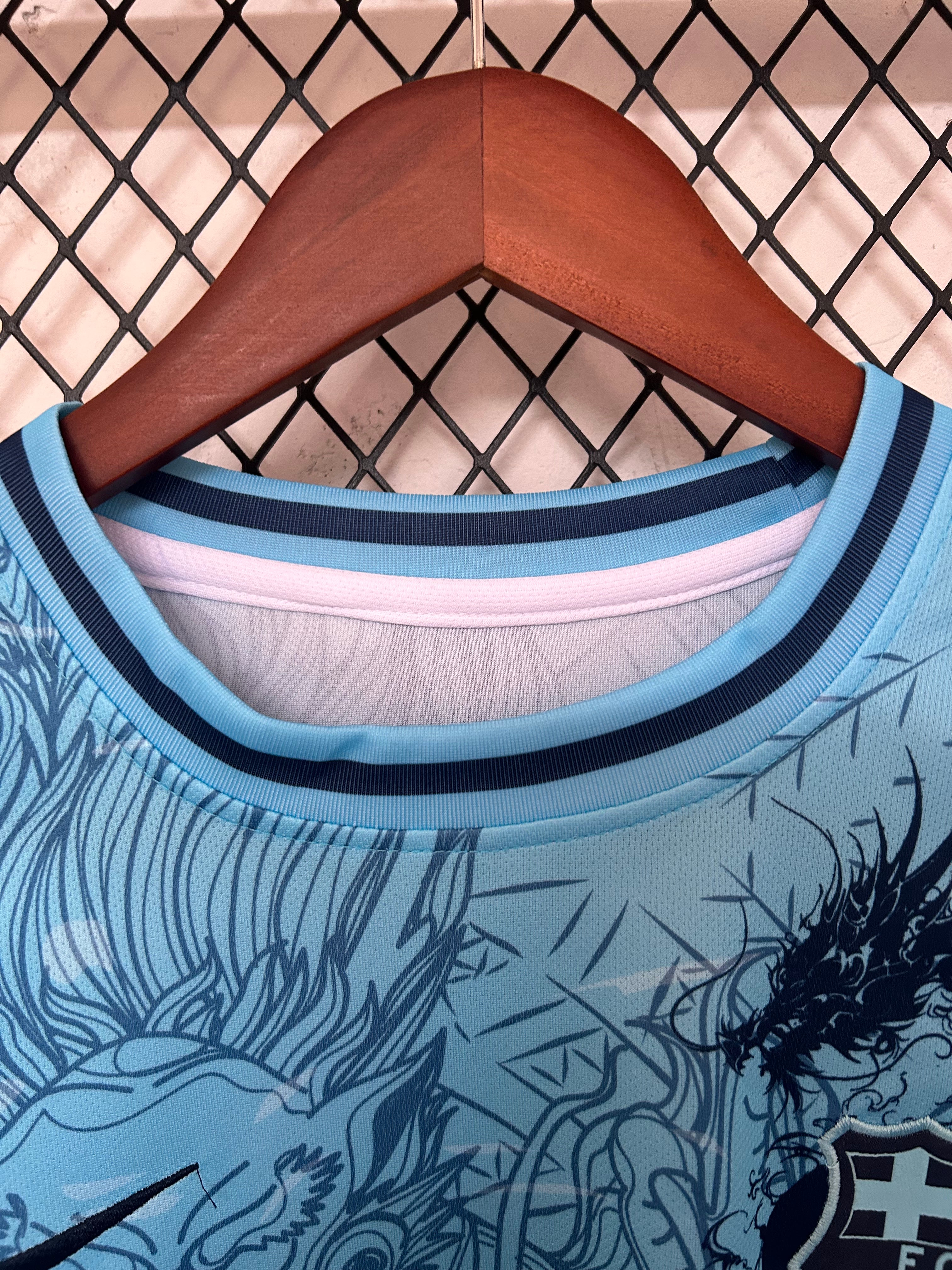 Barca "blue dragon edition" jersey